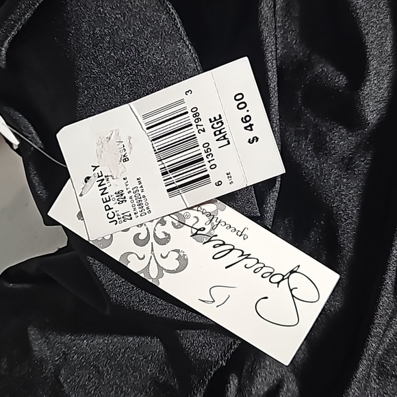 Speechless Little Black dress Juniors Large NWT MSRP $46 Jeweled Straps Prom - Picture 6 of 16